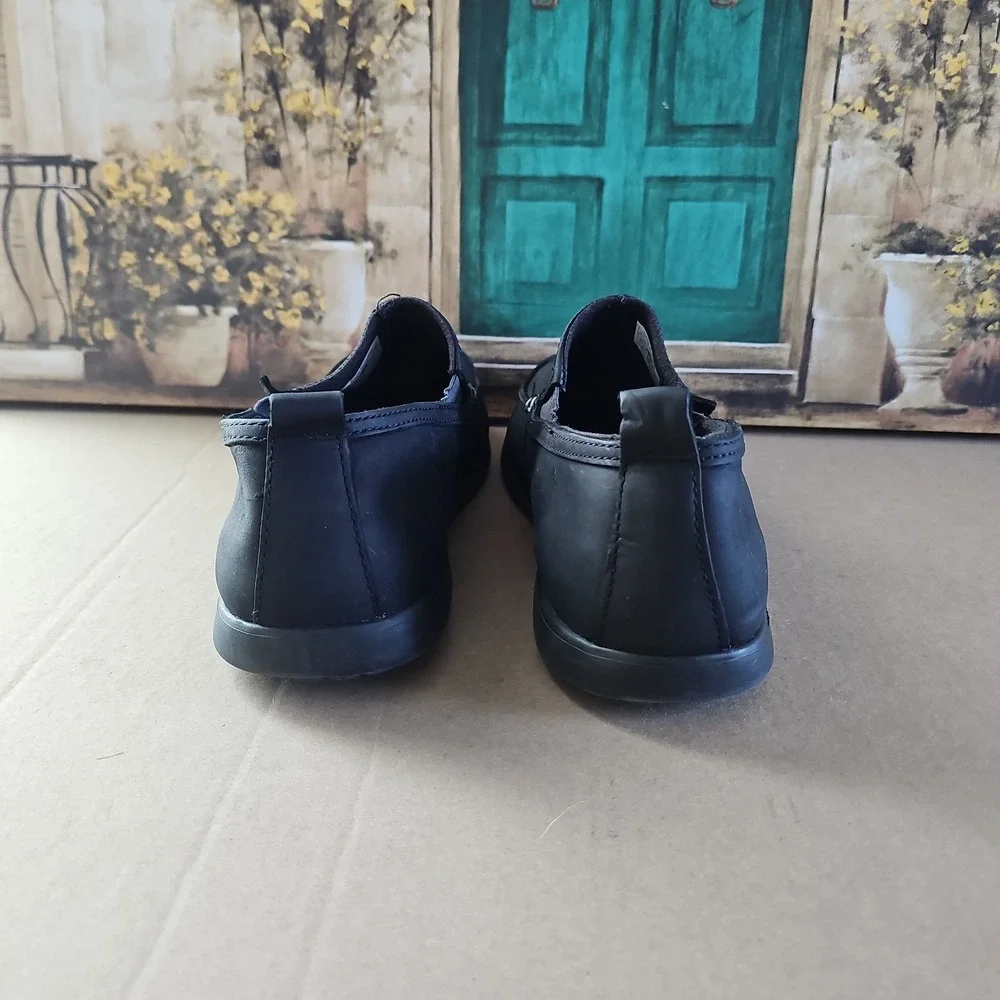 Mens CROCS Loafers Crocs Lock Slip On Work Shoes Black Size 11 Tummler